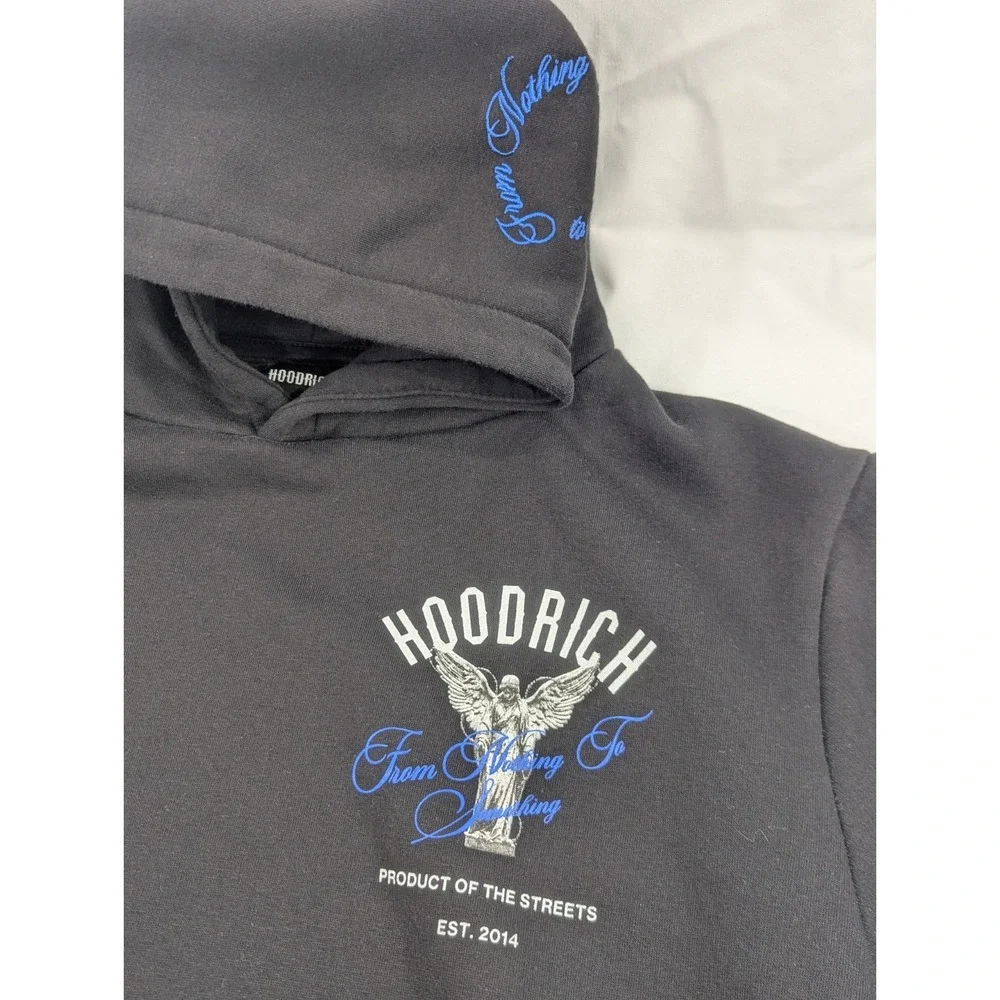 Hoodrich Product Of The‎ Streets From Nothing To Something Pullover Hoodie Large
